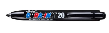0048615965758 - Inktmarkeerstift 1,5 mm met drukknop zwart