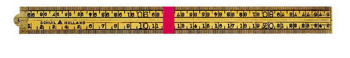 9990076394879 - Duimstok 1 meter hout
