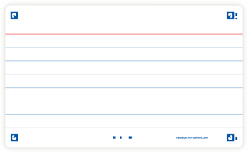3020120152530 - Oxford flashcards 2.0 gelijnd wit (75 x 125mm)