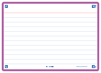 3020120153377 - Oxford flashcards 2.0 gelijnd lila (105 x 148mm)