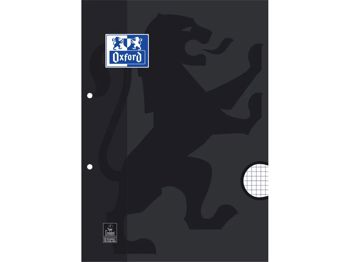 3020123202409 - Oxford cursusblok A4 assorti ruit 5mm (2 gaats)