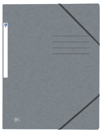 3045050410413 - Oxford elastomap A4 grijs