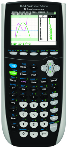 3243480104180 - Rekenmachine Texas Instruments TI-84 plus c silver edition (3 jaar garantie)