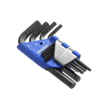 3258951139295 - Set (9) inbussleutels kort 1.5-10 mm op clip