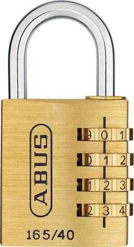 4003318350207 - Cijferslot messing 40 mm 4 cijfers
