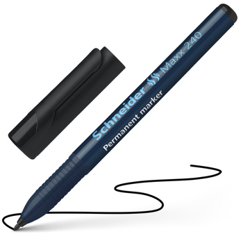 4004675000170 - Marker Schneider Maxx 240 permanent, ronde punt zwart