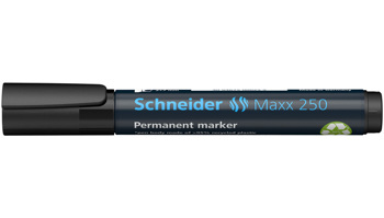 4004675000255 - Marker Schneider Maxx 250 permanent, beitel punt zwart