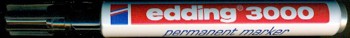 4004764007967 - Viltstift Edding 3000 perm rond 1.5-3mm zwart