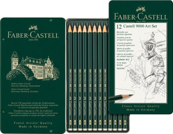 4005401190653 - Faber-Castell grafietpotloden 9000 Art Set 12 st.