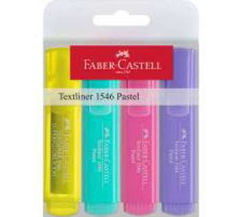 4005401546108 - Faber-Castell 4 tekstmarker pastel
