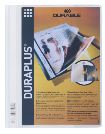 4005546267913 - Snelhechter Durable Duraplus 2579 wit (512320)