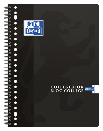 4006140027361 - Oxford collegeblok zwart