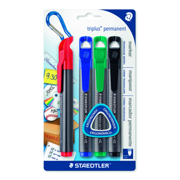 4007817138618 - Staedtler permanente stiften (4 kleuren)