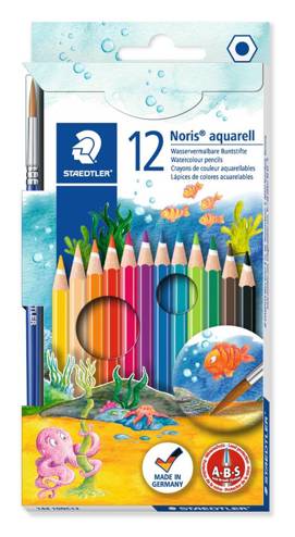 4007817144268 - Staedtler 12 aquarel kleurpotloden