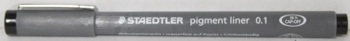 4007817330395 - Staedtler fineliner pigment - 0.1 mm zwart
