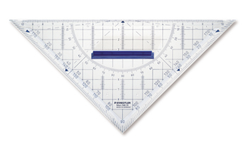 4007817534229 - Staedtler geodriehoek met handvat 22 cm