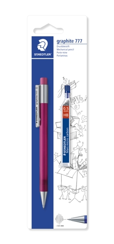 4007817777077 - Staedtler vulpotlood + vulling 0.5 mm