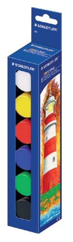 4007817885536 - Plakkaatverf Staedtler Noris Club 6 stuks assorti