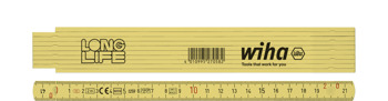 4010995270551 - Vouwmeter glasvezel 2 m geel