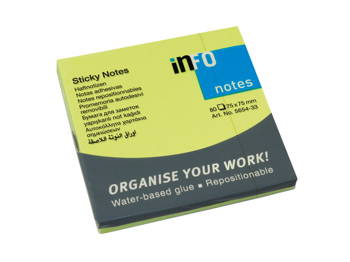 4011169654337 - Info sticky notes mix groen