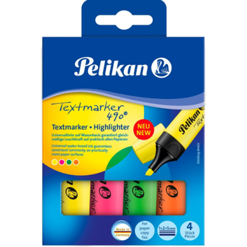 4012700814050 - Tekstmarker Pelikan 4 stuks