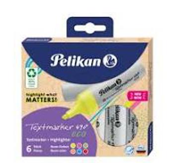 4012700823335 - Textmarker 490 eco, neon, 6st assorti