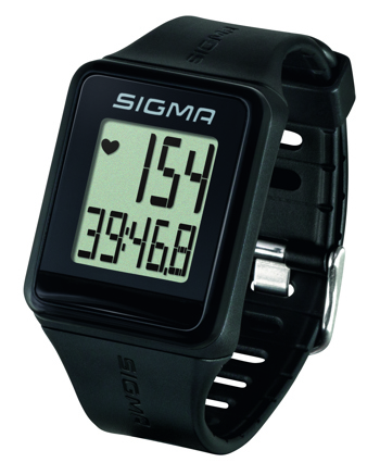 4016224245000 - Sigma iD.GO Hartslaghorloge Zwart (analoge borstband)