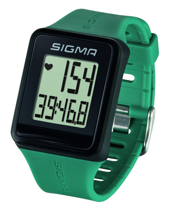 4016224245208 - Sigma iD.GO Hartslaghorloge Groen (analoge borstband)