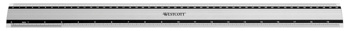 4027521513631 - Liniaal Westcott aluminium 50 cm met anti-slip