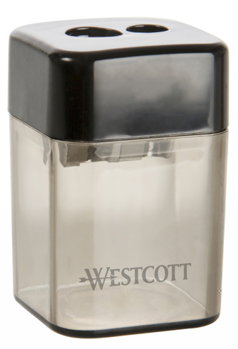 4027521527607 - Puntenslijper Westcott kunststof dubbel zwart metalen slijper
