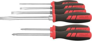 4045197951564 - Schroevendraaier-assortiment, 6-delig, sleuf en Pozidriv 4/2