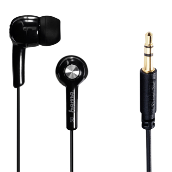 4047443388544 - Oortelefoon Hama in-ear Basic4Music zwart