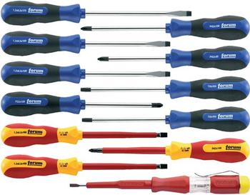 4317784951067 - Schroevendraaierset 12-dlg. VDE/werkpl. FORUM