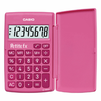 4971850182412 - Rekenmachine Casio basis roze
