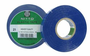 5411512200027 - Kleefband pvc smal 19mm x 20m blauw