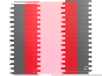 5412831373041 - Atoma Schrift A4 ruit 5x5mm 144blz 90gr PP transparant Rood