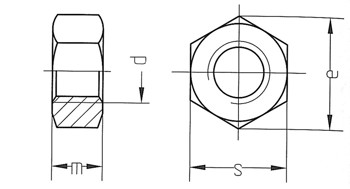 5414539015810 - Zeskantmoer DIN934 CL/8/ ZN M3