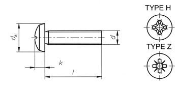5414539191941 - Metaalschroef DIN7985-H 4.8 ZN M 3 x 20 mm (100st)