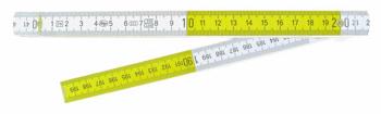 5420000039834 - Vouwmeter hout 2 m wit/geel