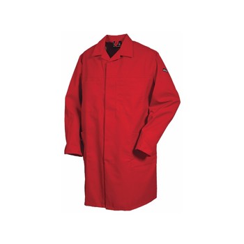 9990076691954 - Stofjas 100% katoen kleur rood maat 50