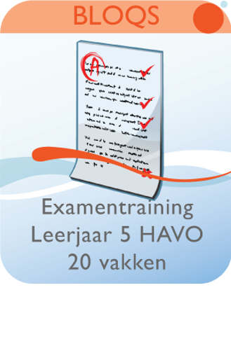 7101122148748 - Bloqs leerjaar 5h examentraining (20 vakken)