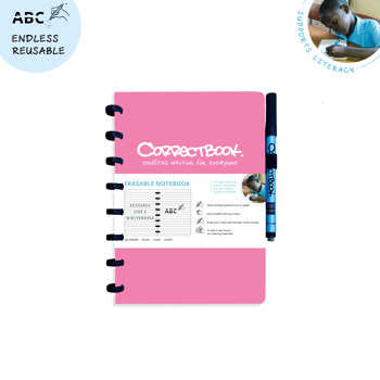 7110768386568 - Correctbook A5 Pink Lined