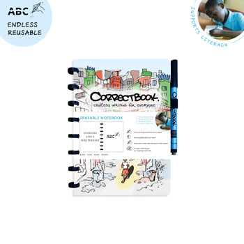 7110769626076 - Correctbook A5 blanco "Into the Slums"