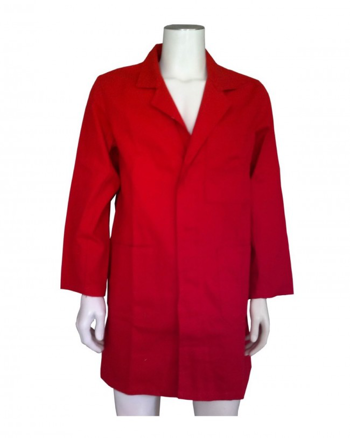 7434044099080 - Stofjas polyester/katoen rood (M)