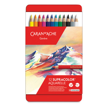 7610186043123 - Set van 12 aquarelpotloden (Caran D’ache - 3888.312)
