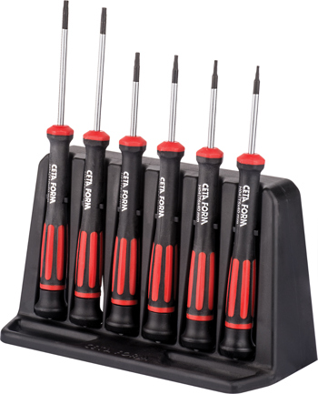 8691486017549 - Set micro-precisie schroevendraaiers torx 6-delig