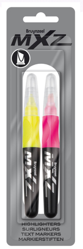 8710141094036 - Bruynzeel mXz 2 highlighters geel-fuchsia