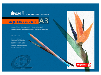 8710141096436 - Bruynzeel aquarel schetsboek A3