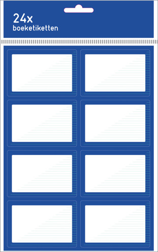 8712127003728 - Kangaro etiketten blauw (24 stuks)