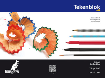 8712127013215 - Kangaro tekenblok A4